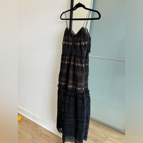 Self Portrait Black Lace Dress - Picture 2 of 5